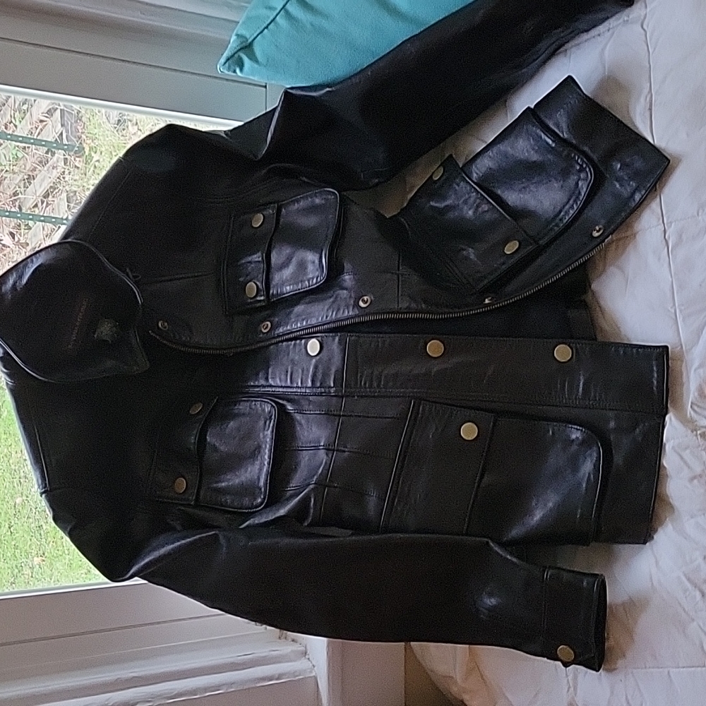 Banana Republic leather jacket small
